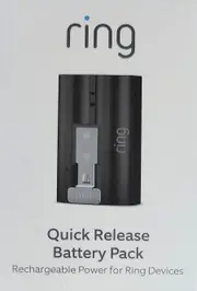 Ring Quick Release Battery Pack