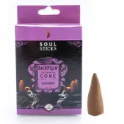 Soul Sticks Lavender Backflow Incense Cone - Set of 11