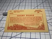 HO Champ Decals HO Scale LR-5 Railroad Roman Red 5/64" Alphabet Numeral Set