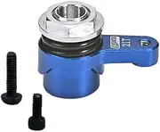 Aluminium 7075 21T Servo Horn with Built-in Spring for Losi 1/18 Mini LMT 4X4 Brushed Monster Truck RTR-LOS01026 Upgrade Parts - Blue