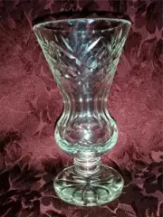 LOVELY 24% LEAD BOHEMIA CRYSTAL VASE CZECH