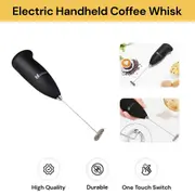 Ezonedeal Portable Rechargeable Electric Milk Frother Foam Maker For Making Latte Milk Cappuccino Egg Stirring Kitchen Tool