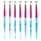 DIY Acylic Powder Tool Nail Art Carving Pen Manicure Sable Nail Painting Brush