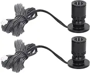 5V Mini LED Spotlight, Dimmable Mini Spotlight 1 to 2 Long Lasting Performance USB Powered Aluminum Comfortable Illumination for Collectible Toys (Bright Light)