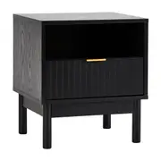 Cooper & Co. Apia 45cm Bedside Table Black