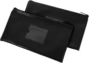 Parliky Versatile Utility Pouch Windowed Bill Cash Wallet Coin Holder Card Slot