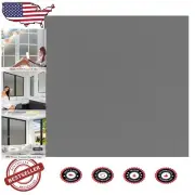Stylish Frosted Window Tint - Static Cling Heat Control Cover, 23.6 x 393.7 Inch