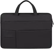 Laptop Sleeve Bag Carry Case Multipockets for MacBook Dell HP Black 15.6Inch