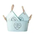 Small Galvanised Buckets Serving Bucket Metal Buckets for Party Miniature Pot