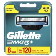 Gillette Mach3+ Replacement Cartridges X 8