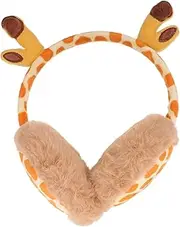 [GLSTOY] Warm Earmuffs Sleep Ear Muffs Ear Warmer Headband Fuzzy Winters Earmuff Headband Fur Knit Muffs Small Cartoon White Folding for Winter Plush Bands Cold Weather Plush