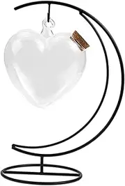 STOBAZA 1 Set of Desktop Origami Star Jar Hanging Glass Bottle Heart Landscape Container