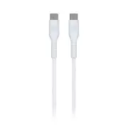 Monster USB-C to USB-C Thermo Plastic Elastometer Cable - White 1.2m