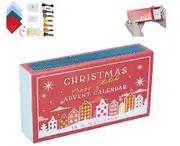 Christmas Cross Stitch Advent Calendar, Christmas Calendar Embroidery Kit 2024 New