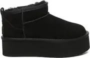 [UGG AUSTRALIAN SHEPHERD] Saylor Ultra Platform | Cow Suede Upper - Women - UGG Boots