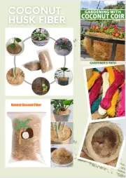 Coconut Husk Fiber Flowerpot Growing Anthurium Orchids coco coir bird nest