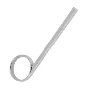 Trumpet Valve Slide Metal Finger Ring Trumpet Accessory Replacement Silver MGR