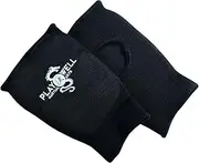 Martial Arts Elasticated Cotton Hand Sparring Mitts - Black