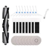 Main Brush, HEPA Filter, Mop Cloth for Deebot X2 Omni Pro Robot Vacuum