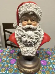 Santa Bust Hobby Lobby Christmas 2024 St Nicholas Xmas Statue Centerpiece