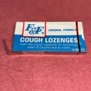 VINTAGE Box F&F Cough Lozenges. Still in original packaging.