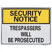 Sandleford Trespassers Will Be Prosecuted Sign 300 x 225mm