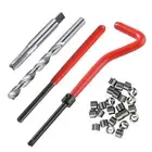 Yakamoz 30Pcs Thread Repair Insert Kit Damaged Threads Rethreading Drill Bit ...