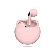 Pro 6 TWS Wireless Headphones with Mic Fone Bluetooth Earphones Sport Earbuds Running Pro6 Headset for Apple IPhone Xiaomi - Pink 1 pcs