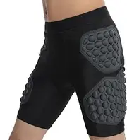 Youth Padded Undershorts - Hip Butt Padded Short Pants | Breathable Kids Butt Pad Shorts, Youth Padded Compression Shorts, Hip Tailbone Protective Padded Shorts for Youth Child