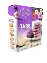 Diamond Bakery Hawaiian Shortbread Cookies Taro Flavor 12 Cookies 4.4 Oz. Box