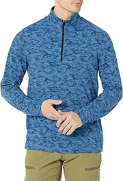 [PGA TOUR] Men's Luxe Wr Touch Camo Print 1/4 Zip Base Layer