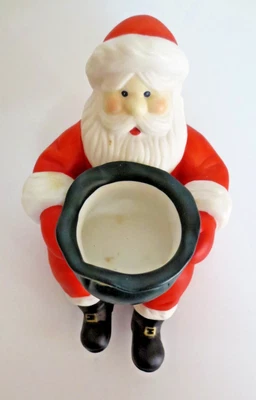 PO183 PARTYLITE SANTA VOTIVE HOLDER SHELF SITTER NEW IN BOX