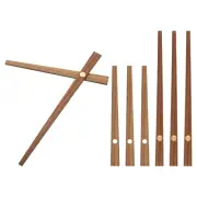 Clock Hands Kit, 4 Set Wooden Clock Hand Parts for 14 Inch Clock, A1