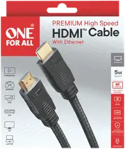 One For All 4K Premium High Speed HDMI Cable (5M)