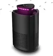 zolyet Fruit Fly s, Mosquito Killer Indoor, Fruit Fly Killer Indoor with Powerful Suction Fan, Physical Fruit Fly s for Indoors with Screen Button(Black) As Shown M