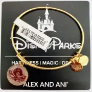 New Disney Parks Alex and Ani Pirates of the Caribbean Gold Charm Bracelet