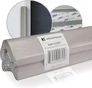 Urban House (2-Pack) High-Density Corner Guard Edge Protector & Bumper for Parking Garages, Workshops, Baby Proofing Walls and Furniture - Neutral Grey, 24 Inches.