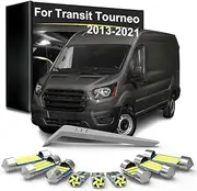 17Pcs Car LED Interior Lights Bulb Kit, For Ford Transit Connect Custom Tourneo 2013-2016 2017 2018 2019 2020 2021