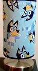 Bluey bingo bedside touch lamp fabric shade bulb Set