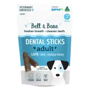 Bell And Bone Dental Sticks Lamb Mint And Manuka Honey For Small Dogs 1 Pack 7 Sticks