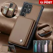For Samsung S24 S23 S22 S21 S20 Ultra Plus FE Note Detachable Wallet Case Cover
