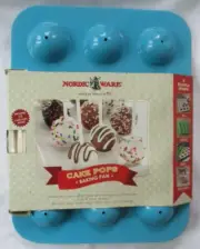 NORDIC WARE CAKE POPS BAKING PAN WITH STICKS - NEW
