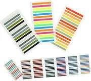 Veemoon 10Pcs Colored Reading Strips Professional Note Markers Transparent Highlight Bookmarks for Dyslexia Support Practical Page Markers for Reading