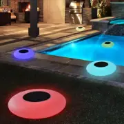 Swimming Pool Lights Solar Floating Light with Multi-Color LED Waterproof Outdoo