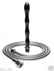 Shower Enema Cleansing Kit Vaginal Clean Anal Colon Douche Long Nozzle Bath Set