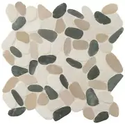 MSI SMOT-PEB-MTRPLTN Pebbles - Random Pebble and Rock Wall Mosaic - Metropolitan