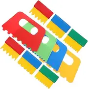 Abaodam 10pcs Paint Scraper for Early Learning Scrappers Scraper Paint Brushes Brush Small Scrapper Plastic Draw Accessories Plastic