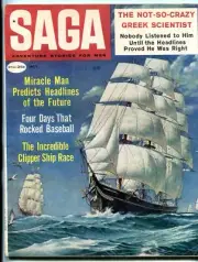 MAG: Saga Magazine October 1959-CLIPPER SHIP-SPENCER THORNTON VG/FN