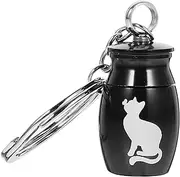 Urn Keychain Pendant for Pet Ashes Memorial Keepsake Key Holder Portable Ash Container Ornament for Present for Remembering Departed Pets
