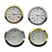 1x Mini Clock Insert Quartz Movement Round,55mm Round Quartz Clock Insert